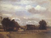 Vincent Van Gogh Cottage (nn04) oil painting